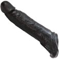 8 Inches Black Penis Extender Sleeve For Men