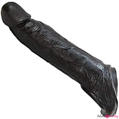 8 Inches Black Penis Extender Sleeve For Men