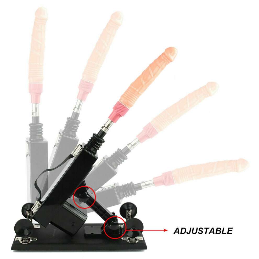High Quality Telescopic Automatic Sex Machine Gun Dildo Vibrator Sex Toys For Women - Image 8