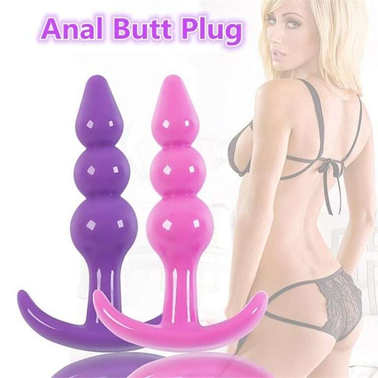 Buy Online Cheap Price beaded Anal Butt Plug