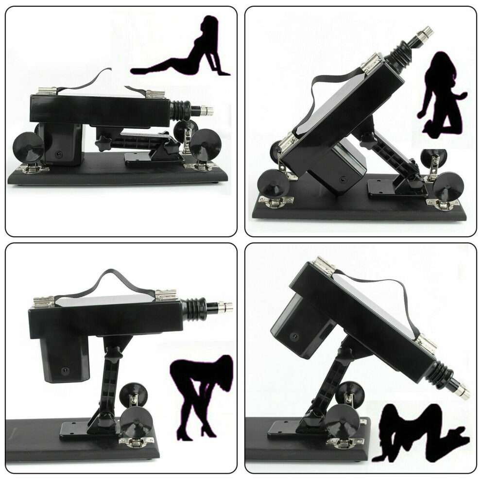 High Quality Telescopic Automatic Sex Machine Gun Dildo Vibrator Sex Toys For Women - Image 5