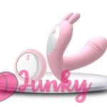 Wearable Panty Style Rechargeable Butterfly Vibrator with Wireless Remote Penis Dildo | Pink