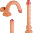 Slim and Huge Length 12 Inches Penis Dildo For Skin