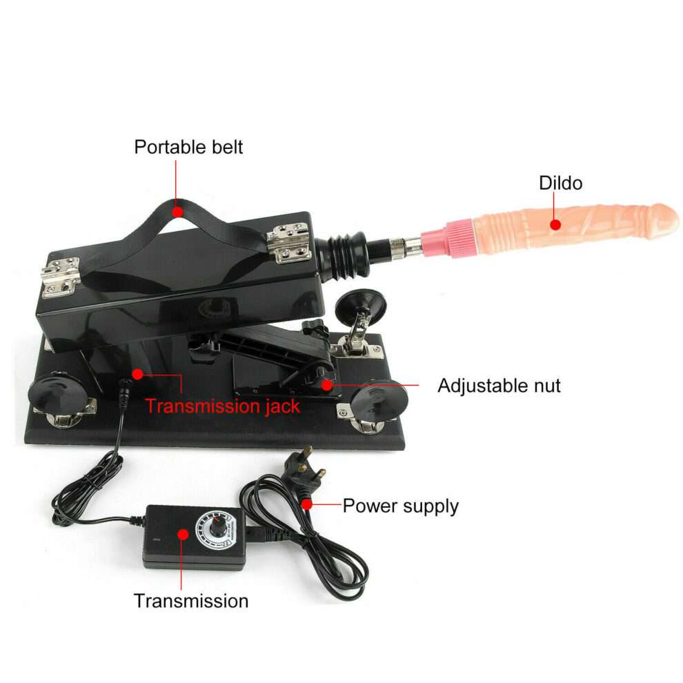 High Quality Telescopic Automatic Sex Machine Gun Dildo Vibrator Sex Toys For Women - Image 3