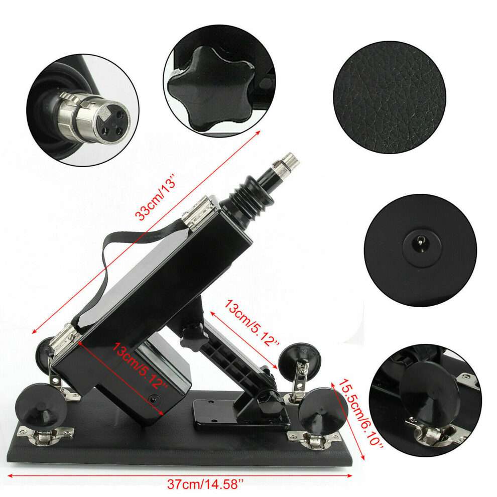 High Quality Telescopic Automatic Sex Machine Gun Dildo Vibrator Sex Toys For Women - Image 7
