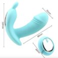 Little Dance Wearable Panty Style Rechargeable Butterfly Vibrator with Wireless Remote Penis Dildo