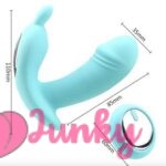 Wireless Remote Control Wearable Butterfly Vibrator Dildo For Women
