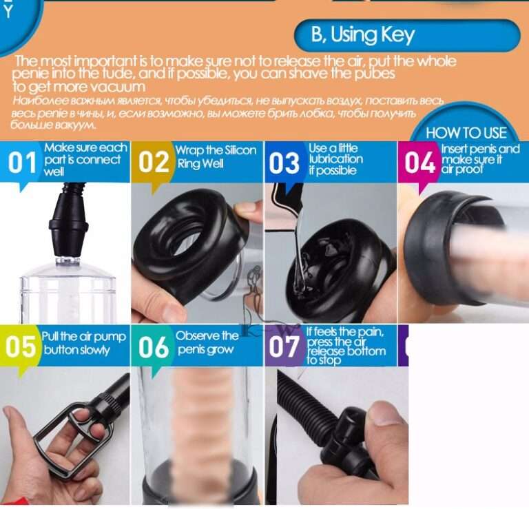 Low Price Hand Pressing Manual Penis Enlarge Pump India