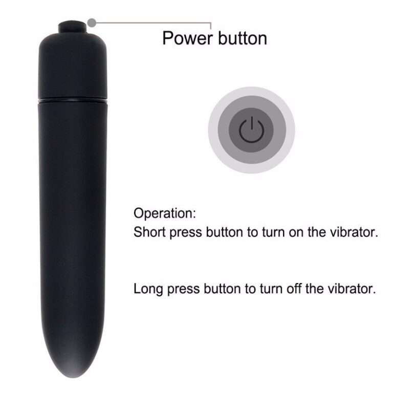 Mini Bullet Vibrator Black