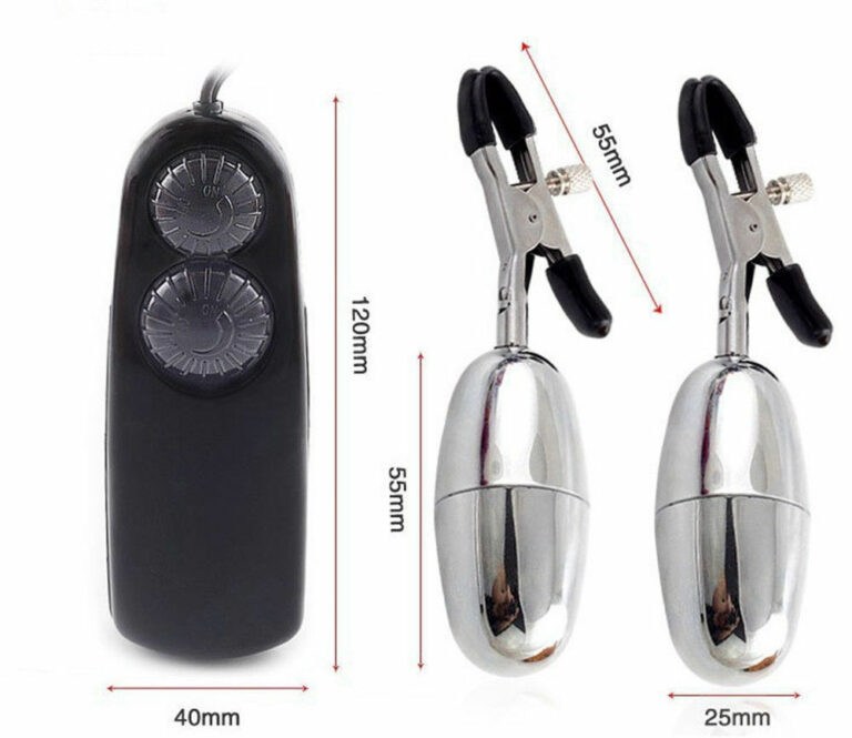 New Female Nipple Clamps Vibrator Electric Clit Massager Oral Sex Toy for Couple India