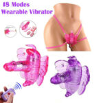 Wireless Remote Control Wearable Butterfly Vibrator For Women | Pink