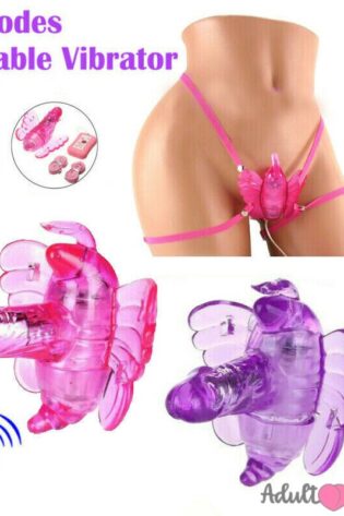 Wireless Remote Control Wearable Butterfly Vibrator For Women | Pink