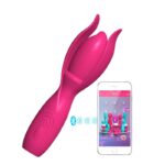 APP-Control Lotus Wand Vibrating Massager USB Rechargeable