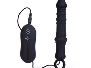 High Quality 10 Mode Dutch Canon Waterproof Silicone Vibrator | Black