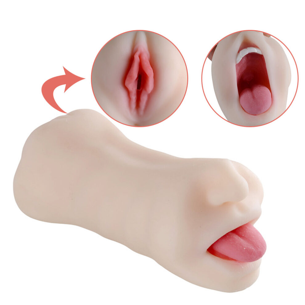 3D Realistic Pocket Pussy Mouth Blow Job Stroker Sex Toys for Men