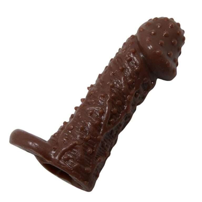 Buy Online Dotted Choco Penis Extender Sleeve For Men India