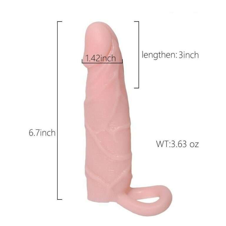 Extra Large Penis Extender Sleeve For Male Sex Toys India