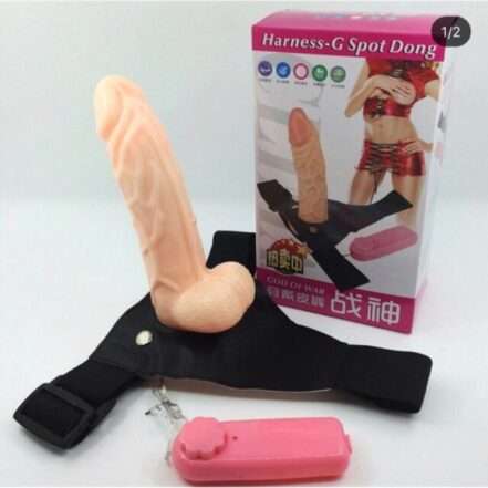 Hollow Strap On Penis Dildo For Men | Flesh Colour