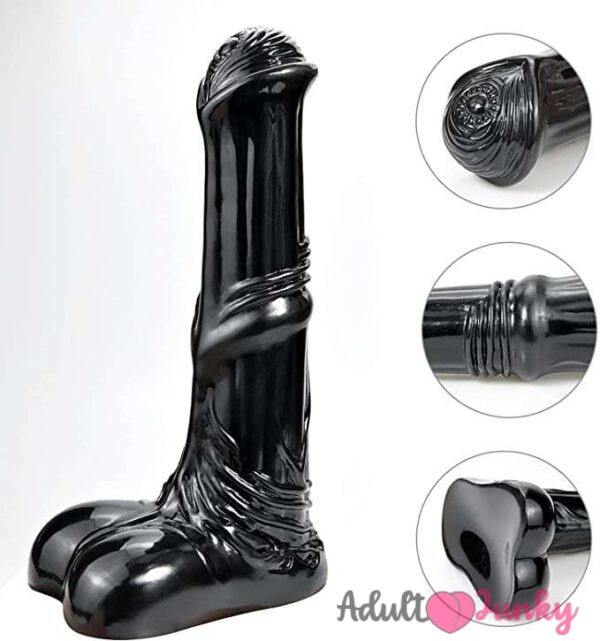 Big Size Animal Horse Dildo -Black