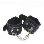 PU Leather Black Handcuffs India