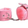 Faux Leather Handcuff -Pink
