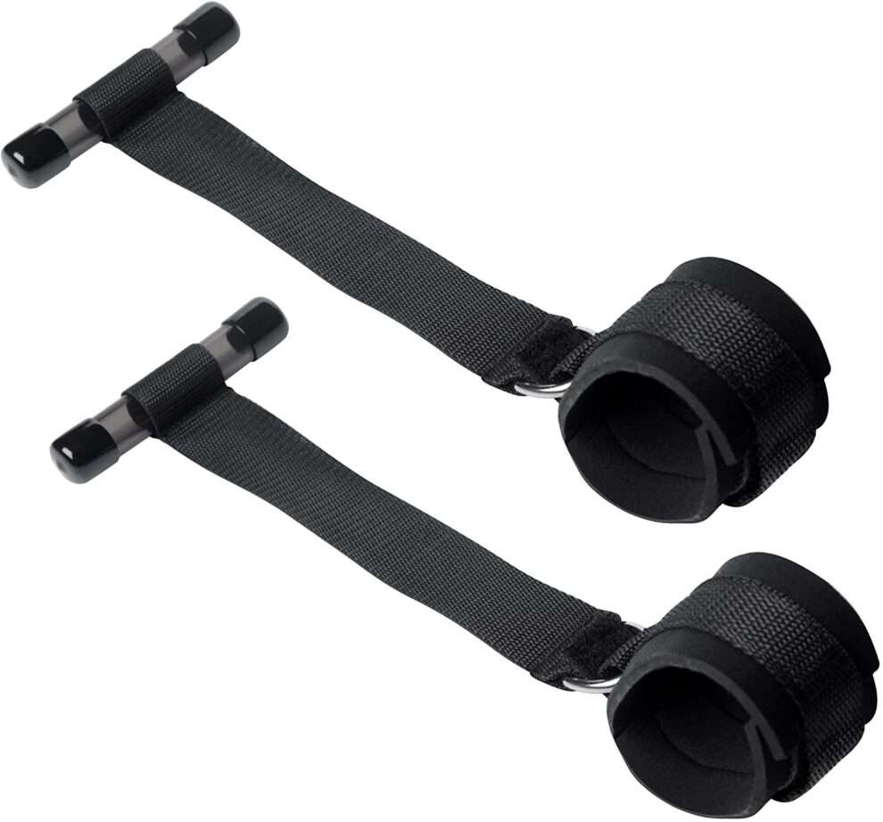 Door Hanging Hand Cuffs BDSM Bondage Restraints - Black - Image 3