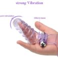 Finger Me Double Finger Banger Vibrating G-spot Stimulation Glove For Women