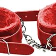 PU Leather Eye Mask + Handcuff/2 piece set – Red