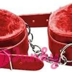 Handcuff With Blind Folder Red Colur