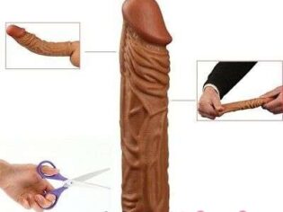 Reusable Choco Penis Sleeve 2 Inches Extender Condom For Men