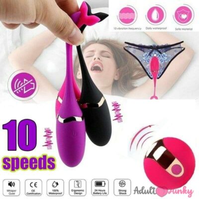 10 Speed Wireless Fish Shape Vibrator Egg -Pink