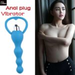 Anal Beads Vibrator Gay Toys Prostate Massage -Blue