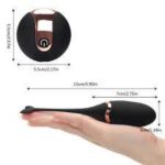 Wireless Remote Controlled Fish Vibrator -Black