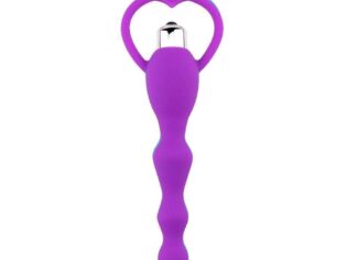 High Quality Silicone Anal Prostate Vibrator - Purple