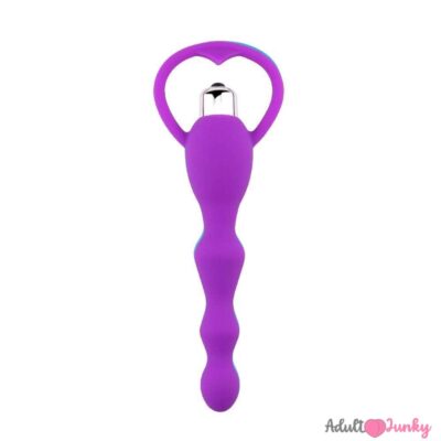 High Quality Silicone Anal Prostate Vibrator - Purple