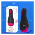 12 Vibration Functional Silicone Electric Auto Heating Voice Play Oral Sex Pocket Pussy