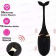 Wireless Remote Controlled Fish Vibrator -Black