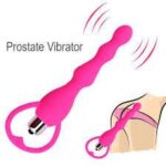 Anal Vibrator Beaded Long Size-Pink