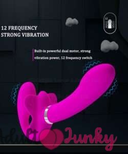 Pretty Love Valerie Strapless Strapon Dildo Dual Motor with 12 Vibration Modes
