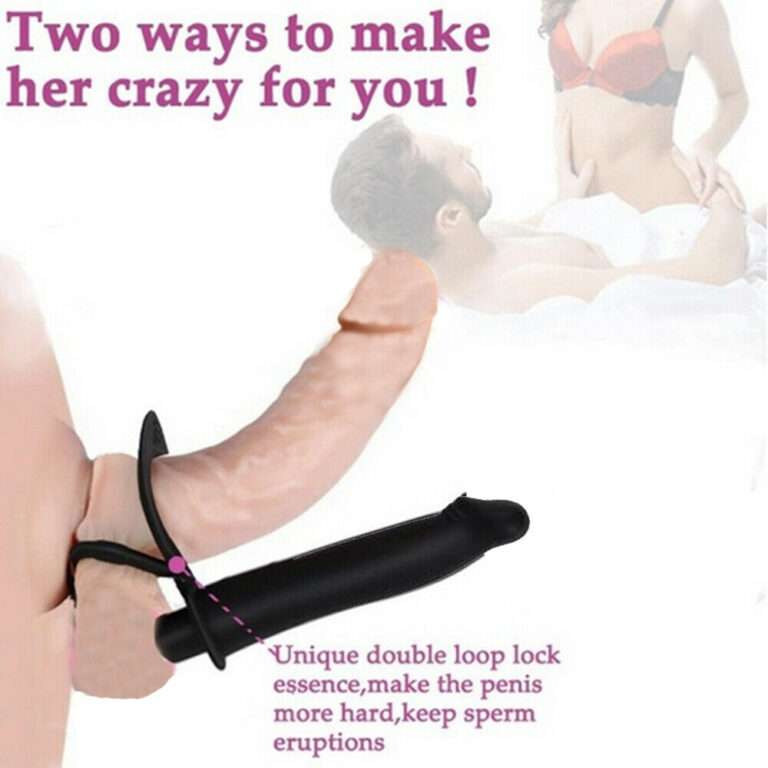 Two Way Sex Double Penetration Dildo For Male