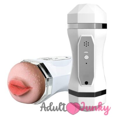 Mouth Pussy Double Ended Hand free Masturbation Cup For Male