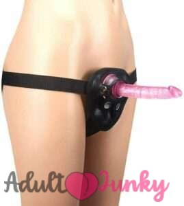 5.7 Inches Strapon Pink Dildo Kit