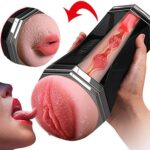 Dual Peneration Mouth Pussy Sex Voice Hand Free Masturbator