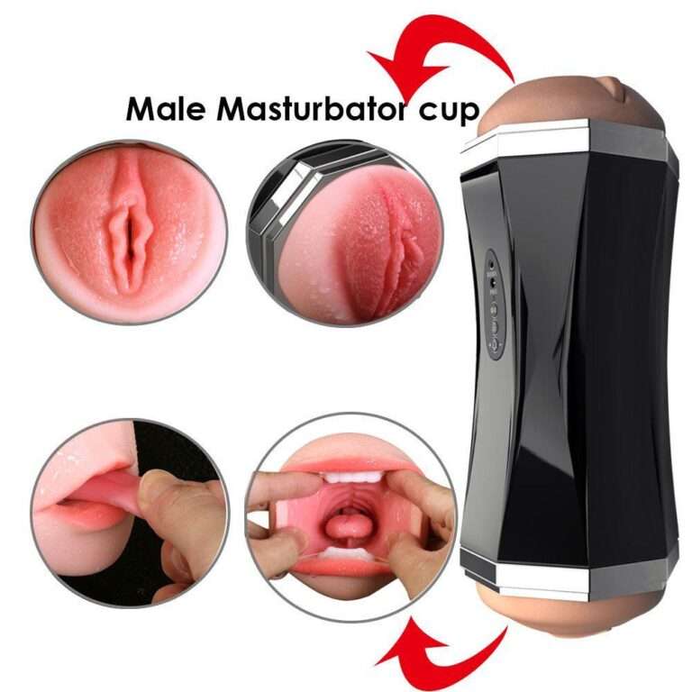 Dual Ended Hand Free Masturbation Cup For Men