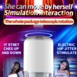 Touch Masturbation Cup Automatic Hand Free -White