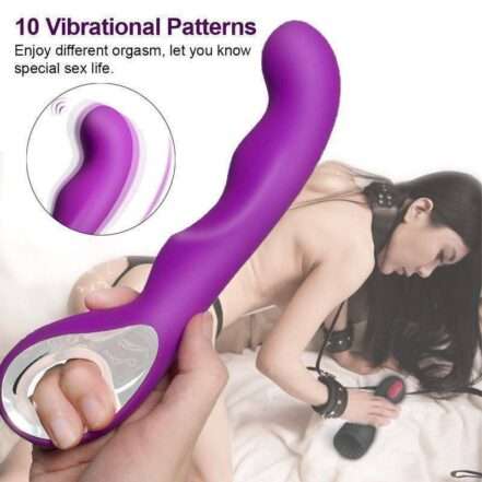 G-Spot Wand Massager USB Rechargeable Vibrator For Women