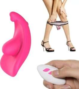 Remote Control Wearable Pink Panty Vibrator For Couple