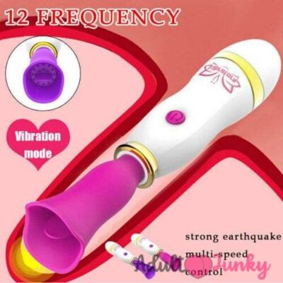 G Spot Electric Oral SexToy Clit Licking Vibrator For Women