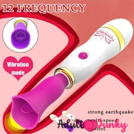 G Spot Electric Oral SexToy Clit Licking Vibrator For Women