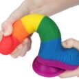 Realistic Rainbow Dildo For Women
